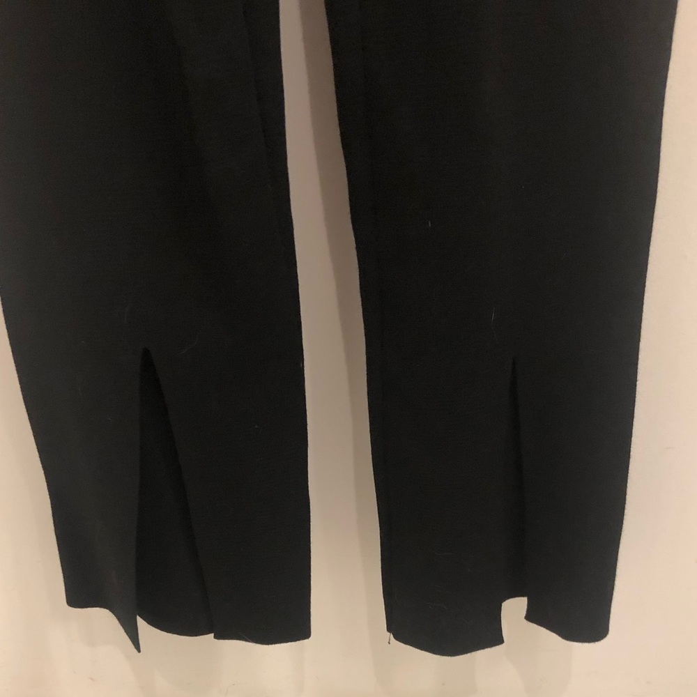 Zara knit pants with front slit